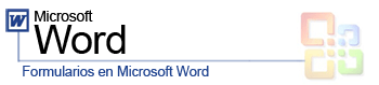 Curso de Formularios en Microsoft Word on-line