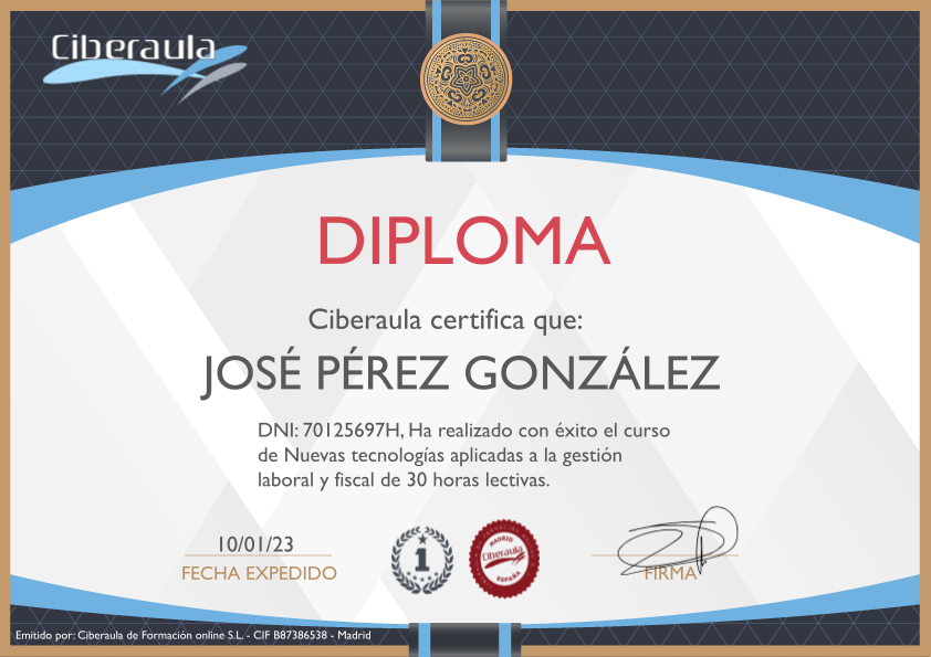 Curso bonificado online