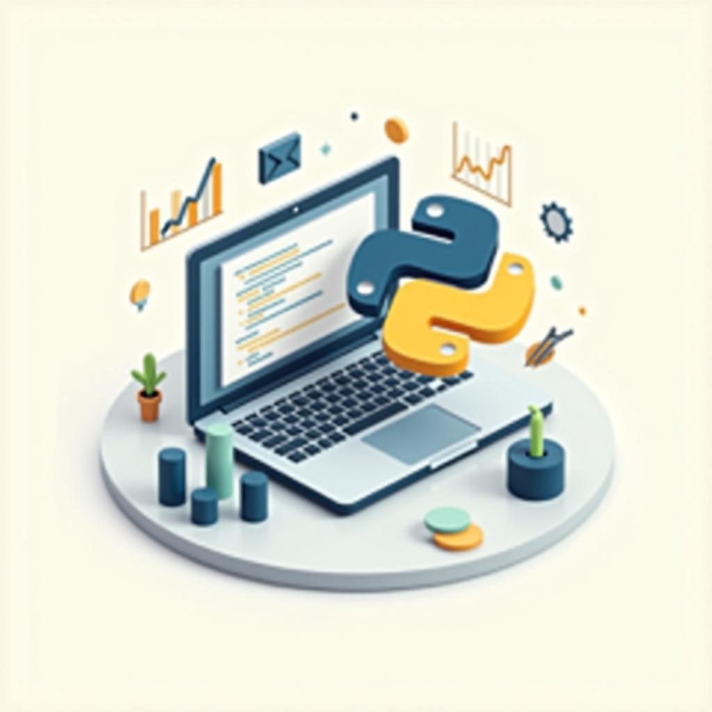 Ilustración del curso gratuito de Python de Ciberaula: código Python y gráficos de datos