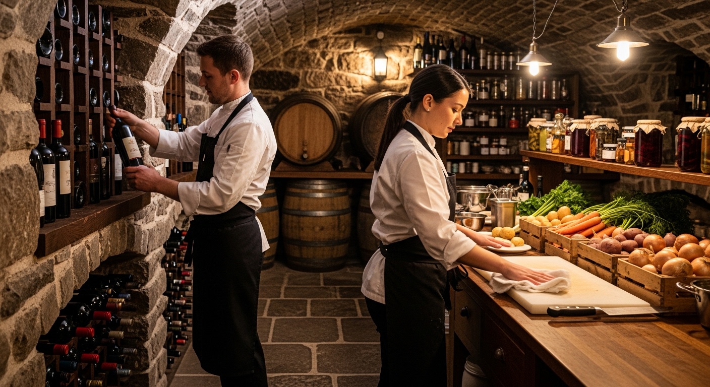 Manipulación de alimentos en bodega