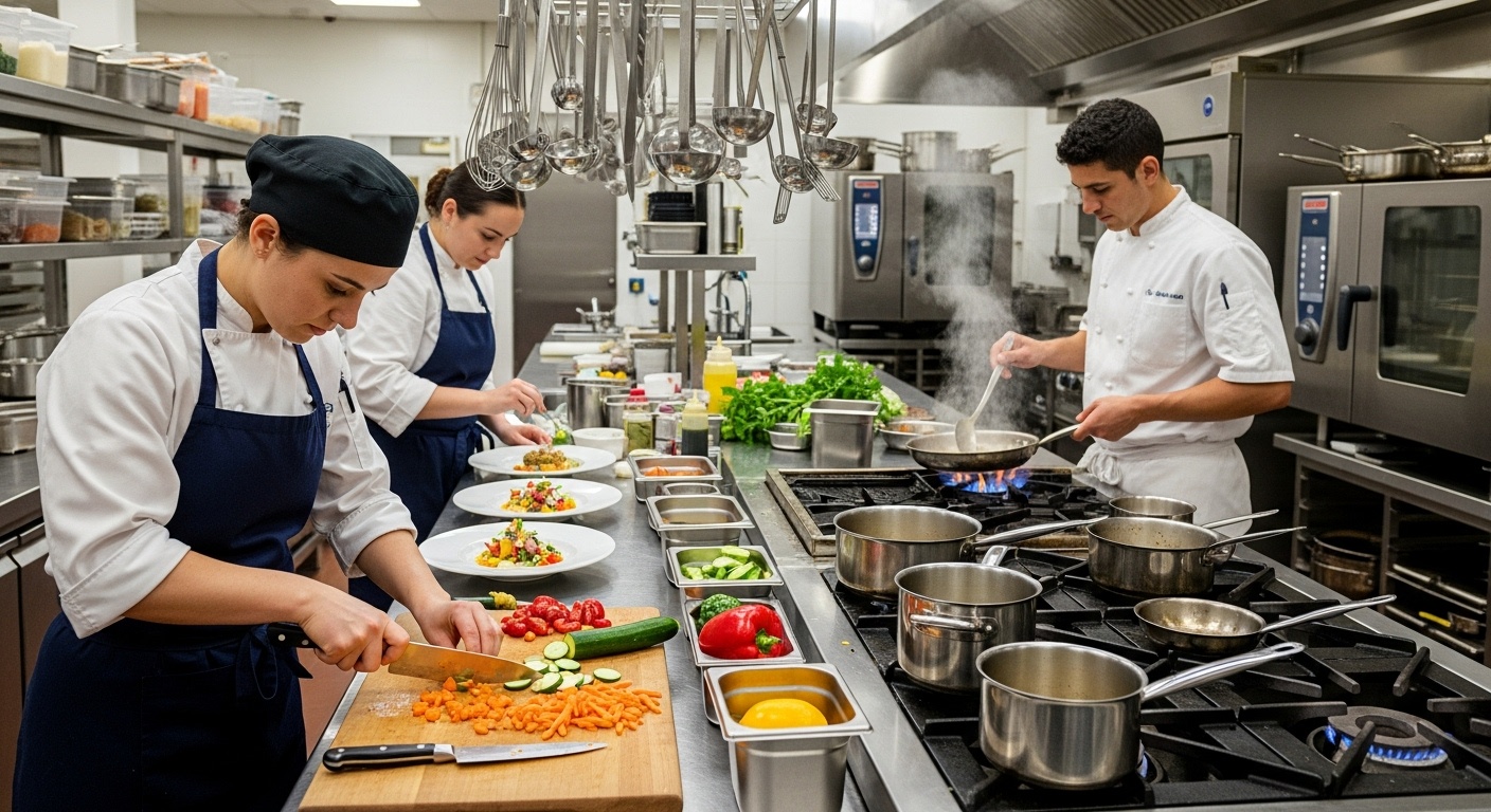 Técnicas culinarias en hostelería