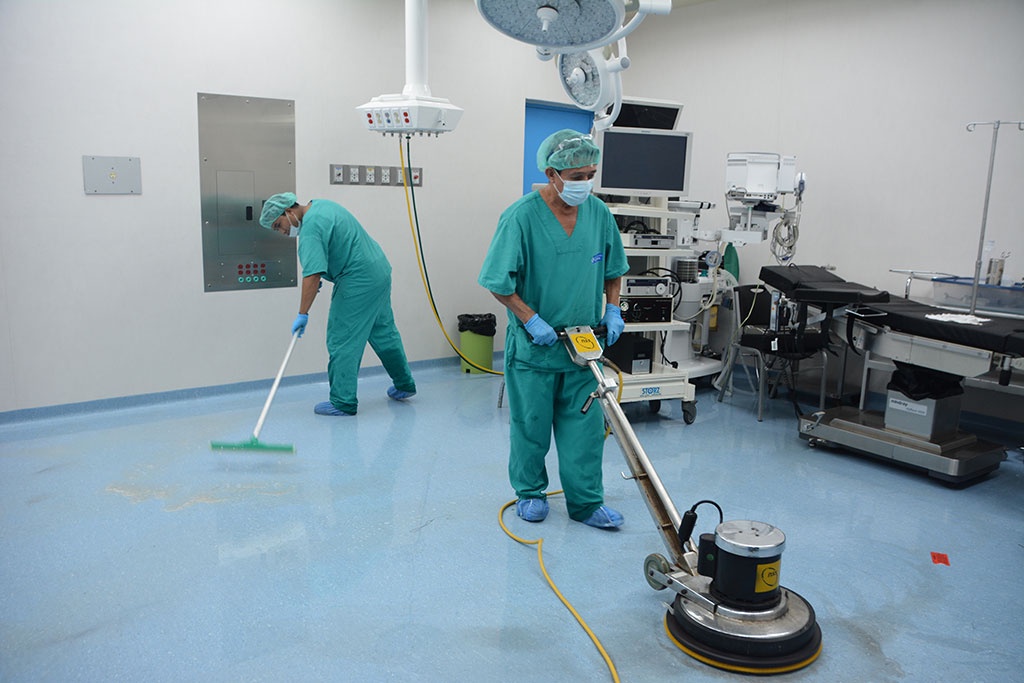 Limpieza hospitalaria