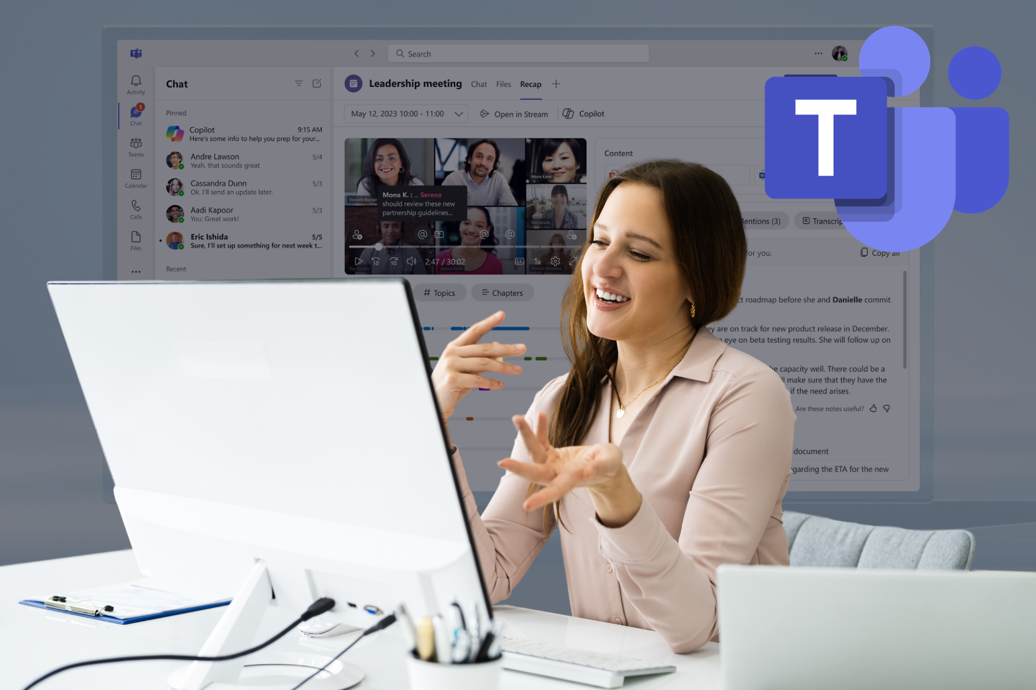 Colaboración en equipos con Microsoft Teams