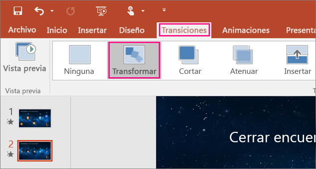 Animaciones y Transiciones en PowerPoint 365