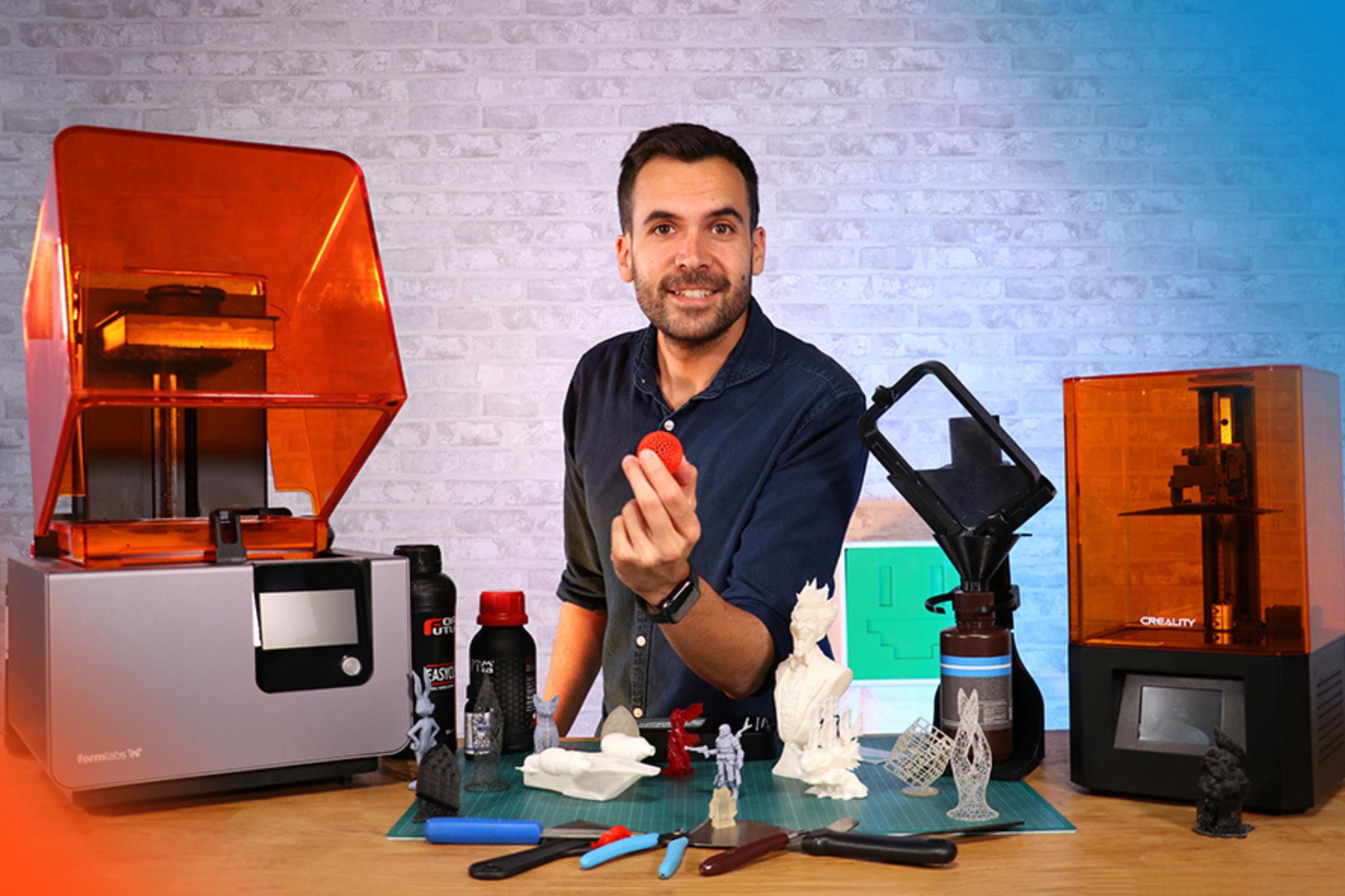 Curso online de impresión 3D en Resina