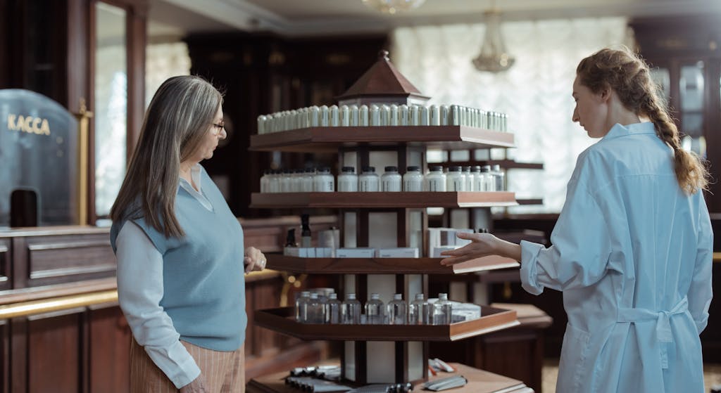 Escaparatismo en establecimientos de salud y técnicas de marketing