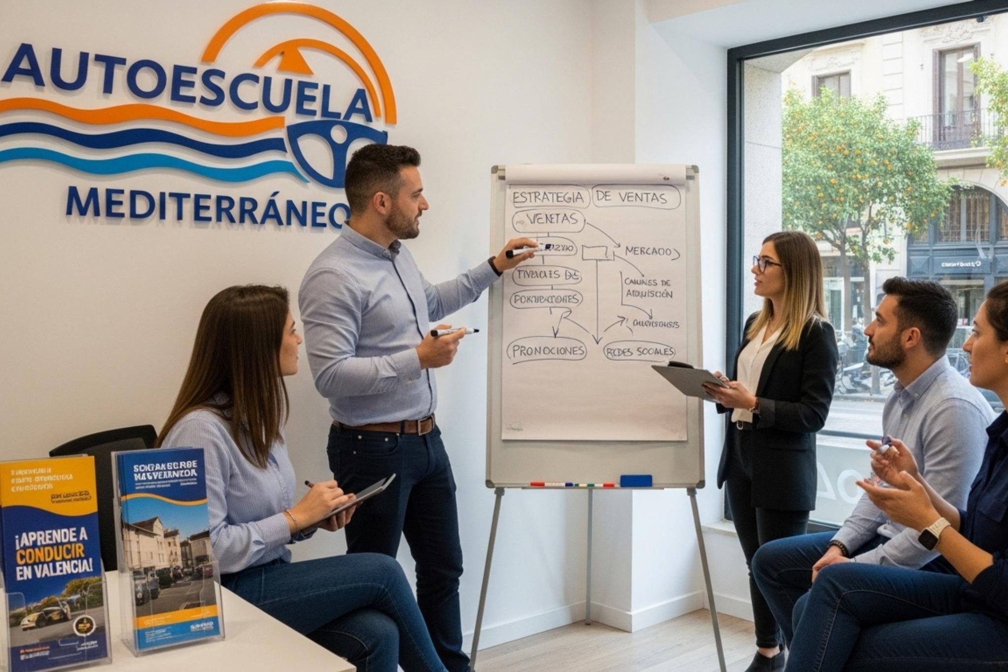 Cursos online de Técnicas de ventas en academias y autoescuelas