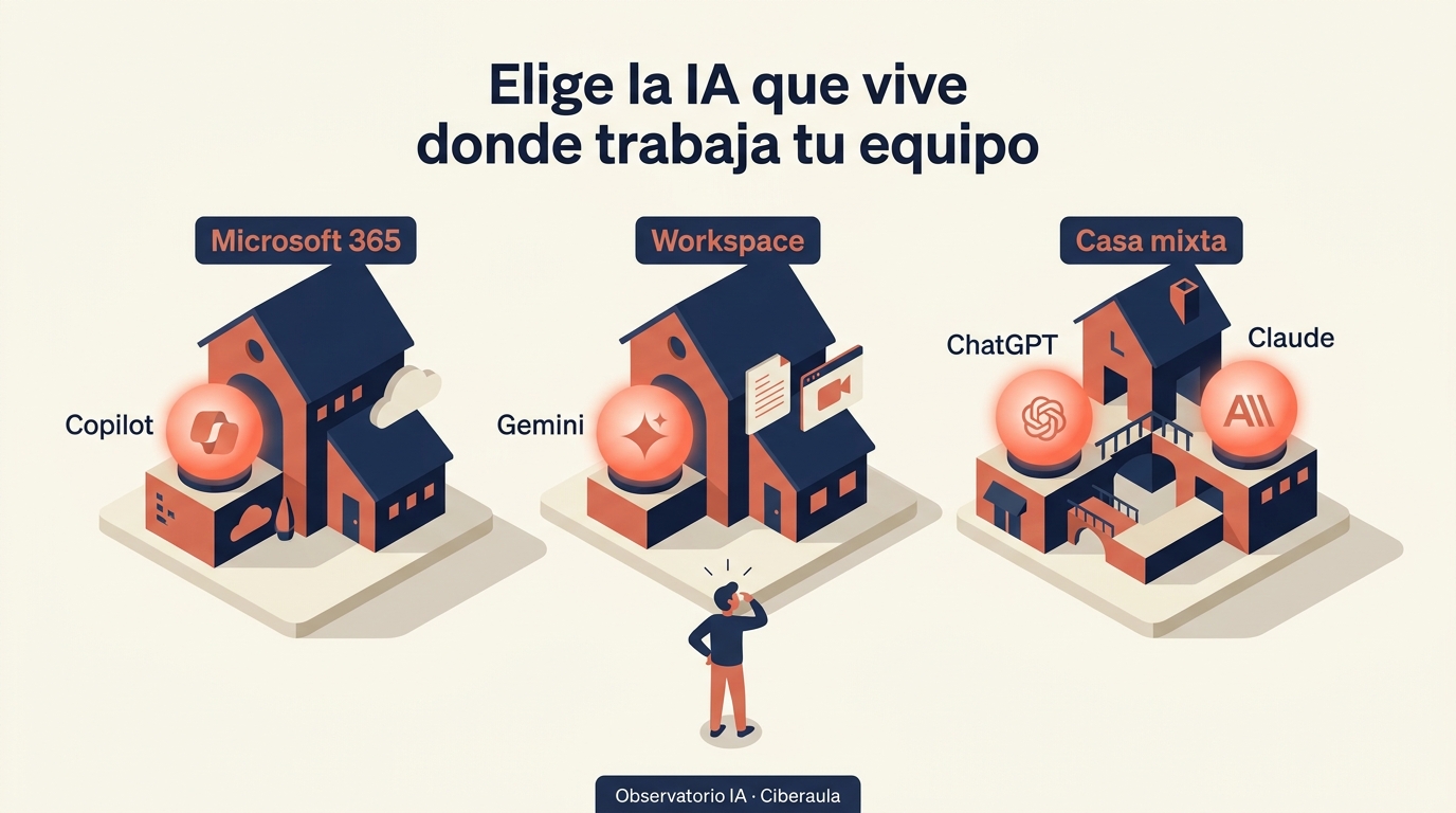 ChatGPT vs Claude vs Microsoft Copilot vs Gemini: cuál elegir para tu empresa en 2026